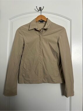 Ralph Lauren Sport Vintage 90s Collared Zip Up Jacket size 6 chic preppy fall